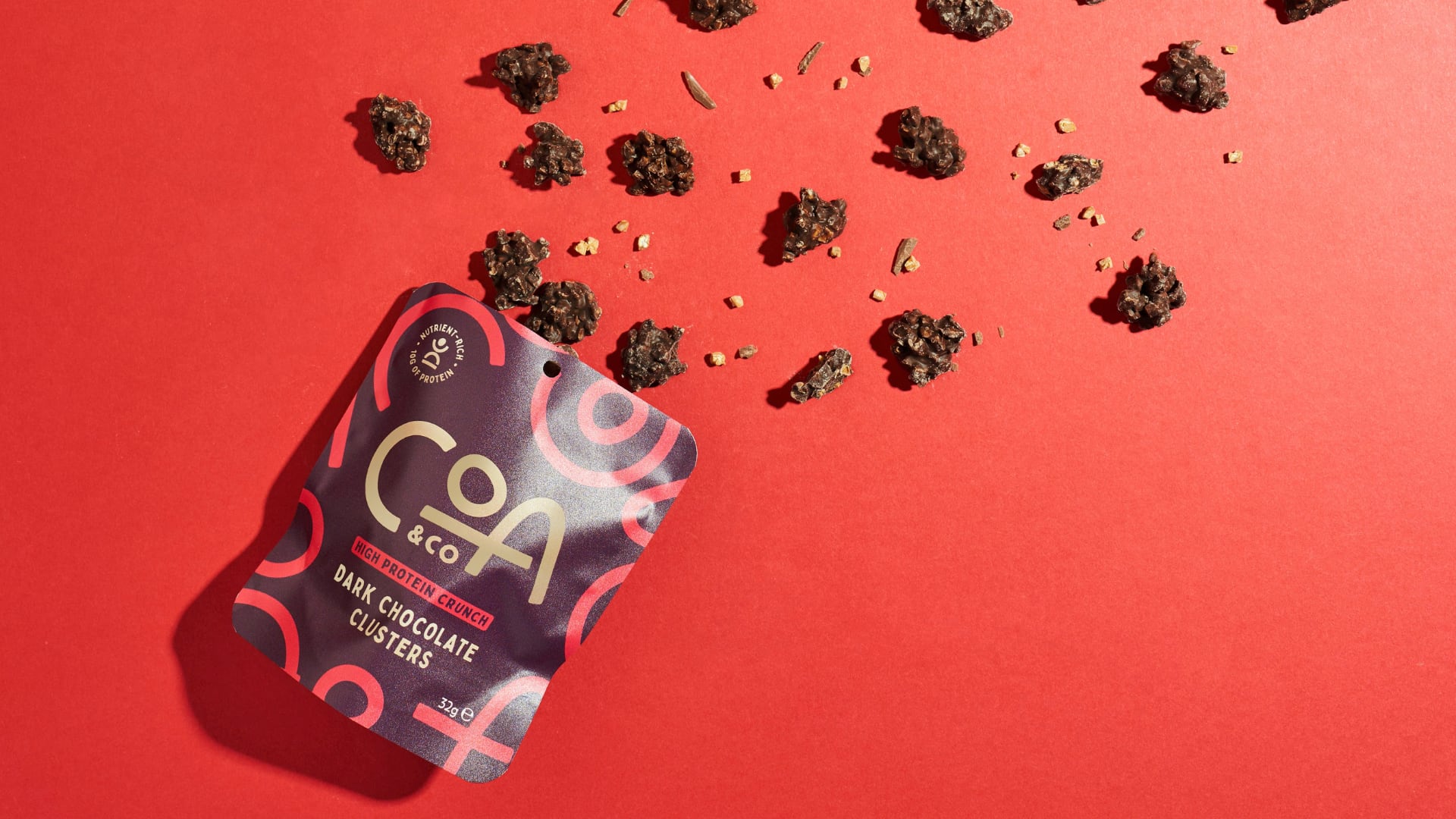 COA’s first product launch was its dark chocolate clusters enriched with fermented soybeans.