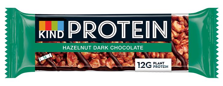 Hazelnut Dark Chocolate protein bar
