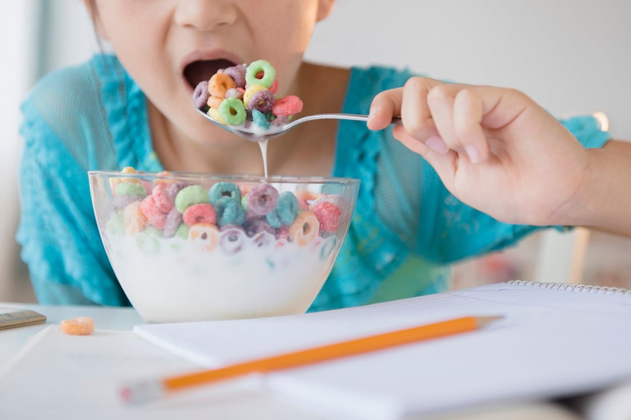 Exposure to sugary cereal TV ads linked to higher consumption among children, study says