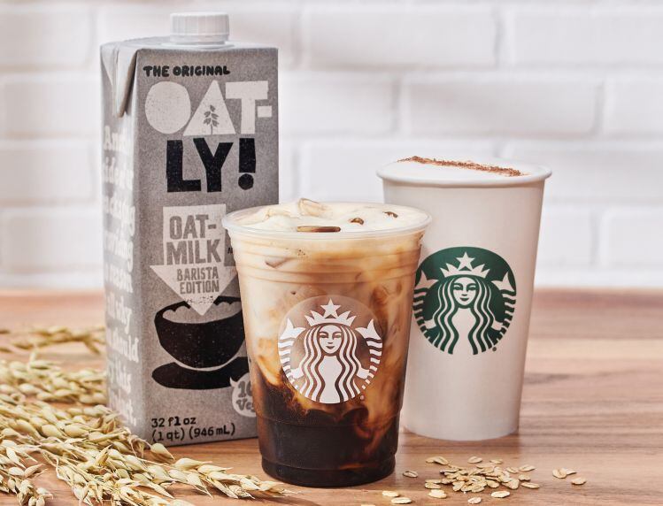 'Customers are seeking more plant-based choices...' Starbucks adds Oatly oatmilk to menus nationwide