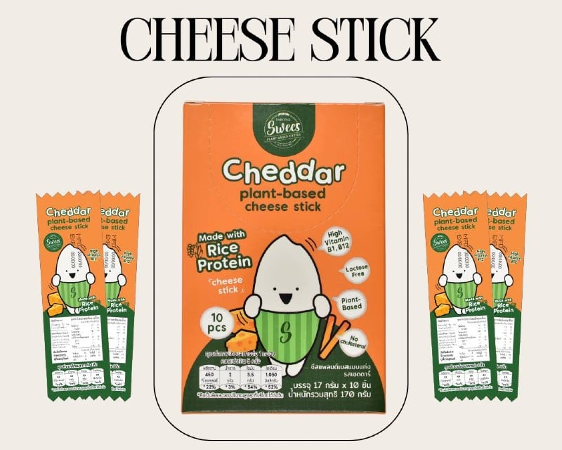 Sticks and snacks: Swees launches 'world-first' vegan rice-based cheese sticks to further reach within snacking sector
