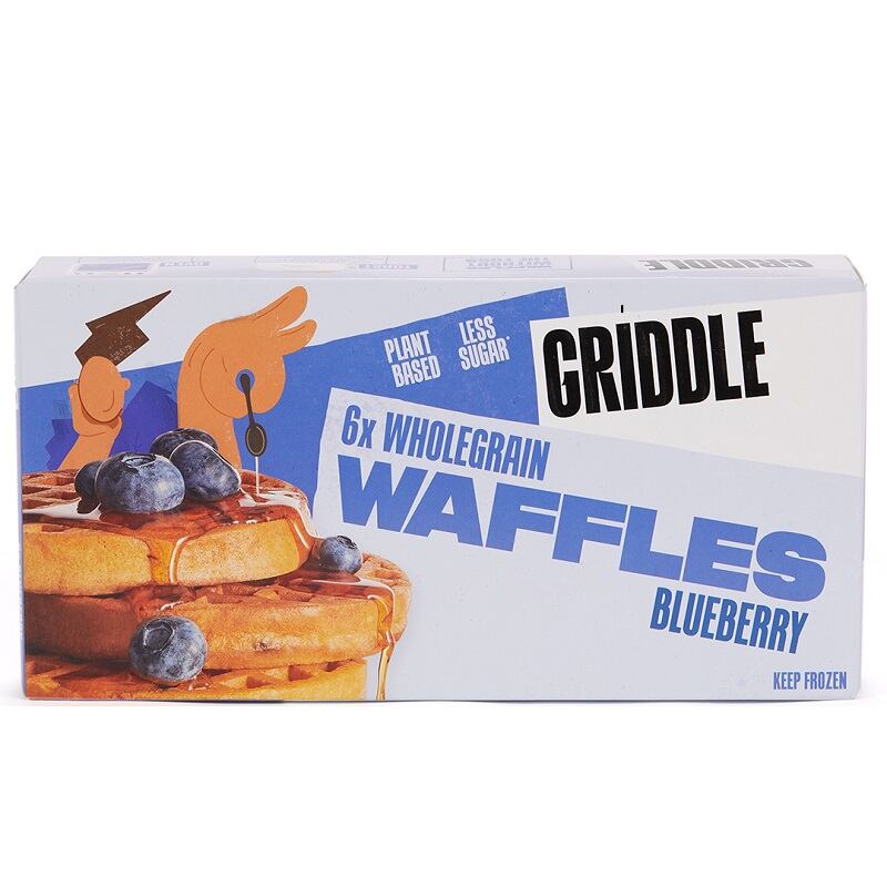 Frozen plant-based waffle range