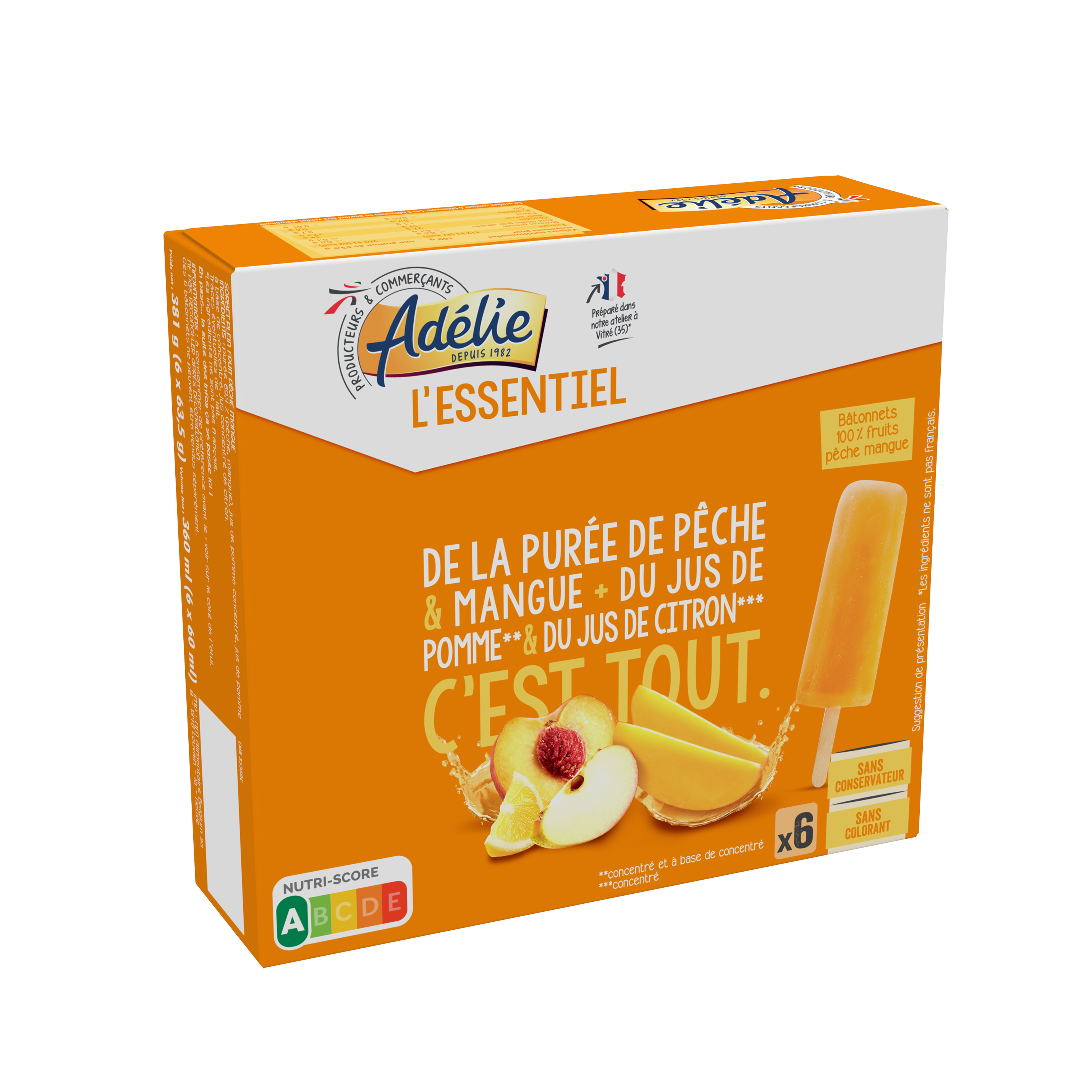 Intermarché's healthy ice lollies