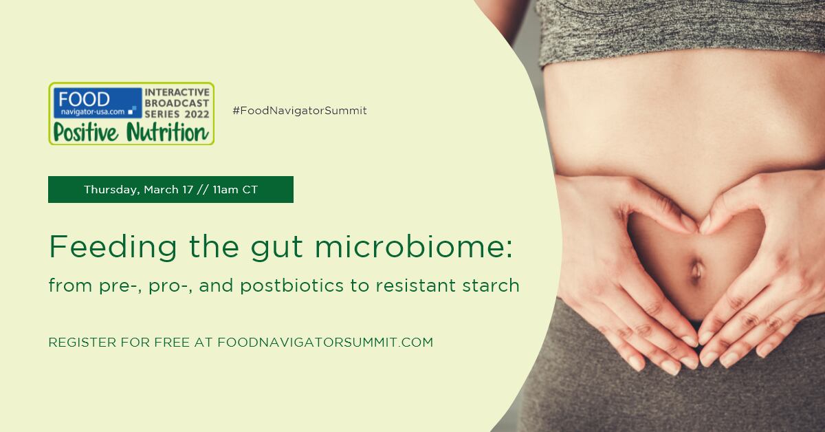 WATCH ON DEMAND: Feeding the gut microbiome: from pre-, pro-, and postbiotics to resistant starch 