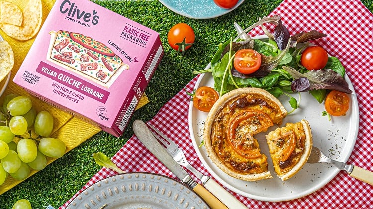Vegan quiche Lorraine