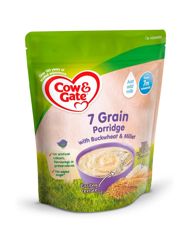 Danone's reformulated Cow & Gate cereal 