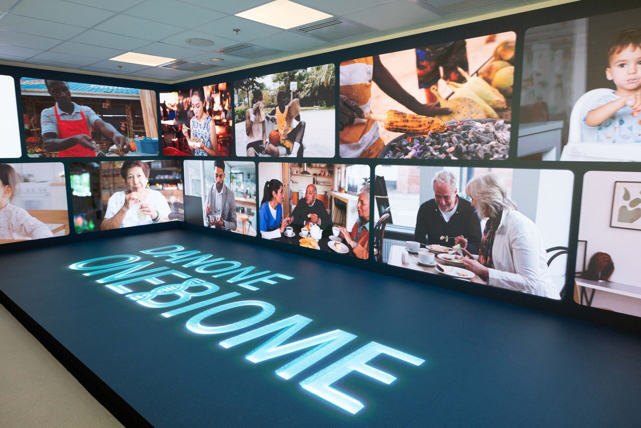Danone has developed an immersive, 3D experience for visitors to the OneBiome Lab.