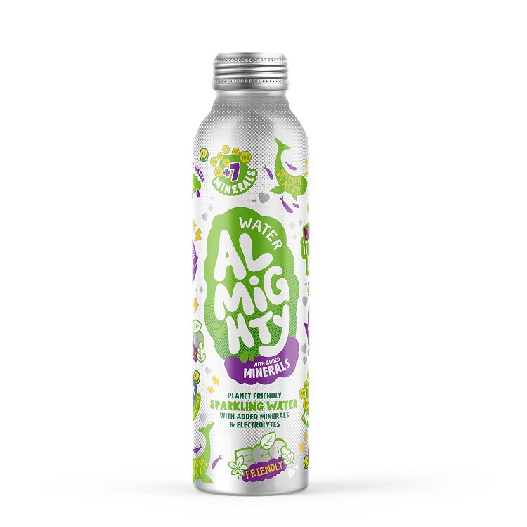Aluminium-bottled functional water brand