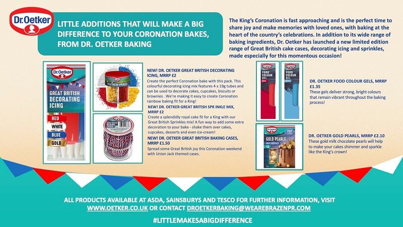 Dr. Oetker has launched a limited edition Great British range