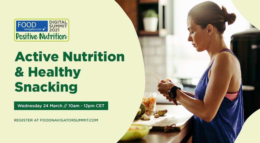 FREE BROADCAST EVENT: Hear the European Snacks Association, Mars Edge and more discuss active nutrition and healthy snacking