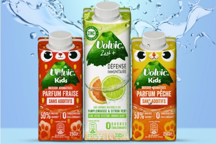 SIG’s combismile carton pack debuts in France with new Volvic range