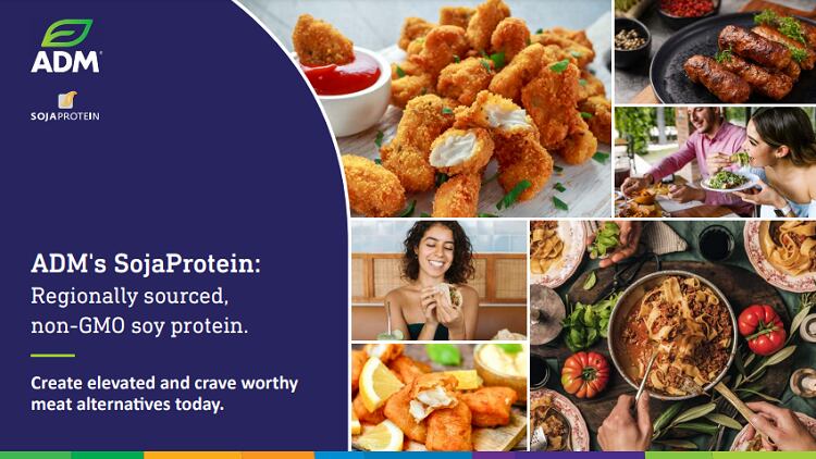 Sustainable, non-GMO soy protein.