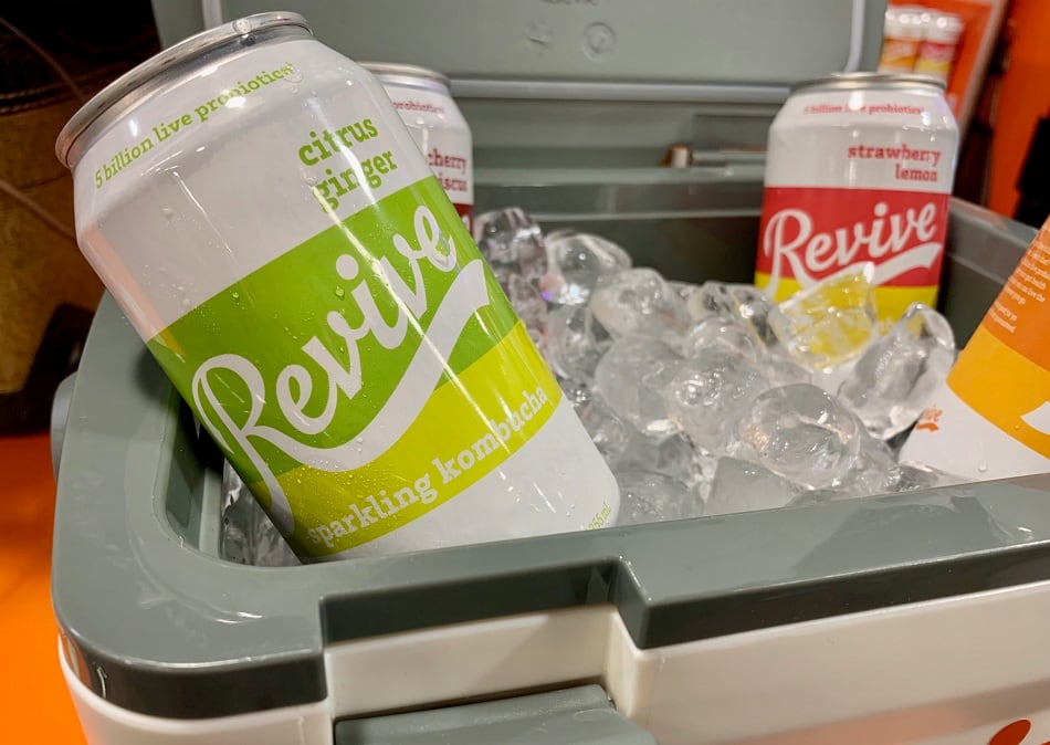 Revive Kombucha expands category with shelf-stable sparkling line in cans: 'This is a Red Pill moment'