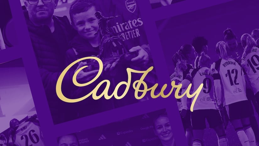 Cadbury partners with Arsenal, Liverpool and Tottenham Hotspur.