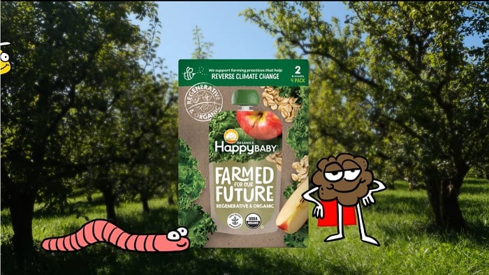 Happy Family Organics’ Regenerative & Organic baby food addresses concerns about climate change