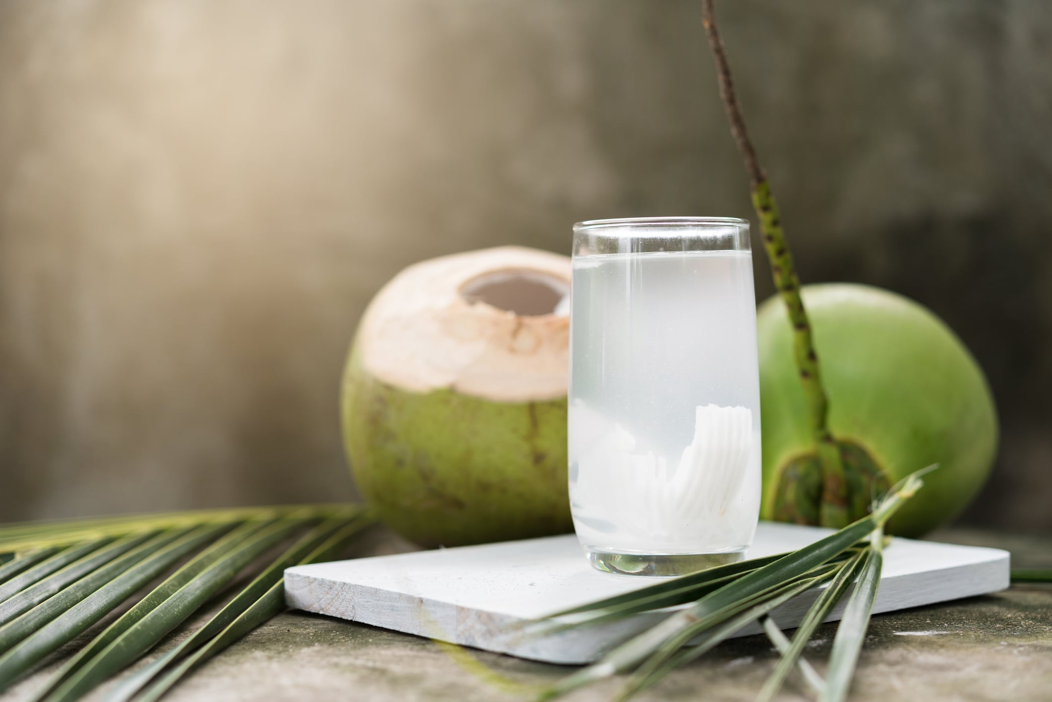 Coconut juice,Drink coconut water
