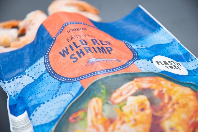 Paper pack designed for Iceland frozen food boasts ‘grease and oil resistance’