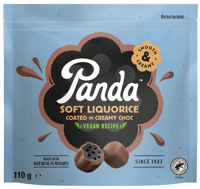 Chocolate coated liquorice