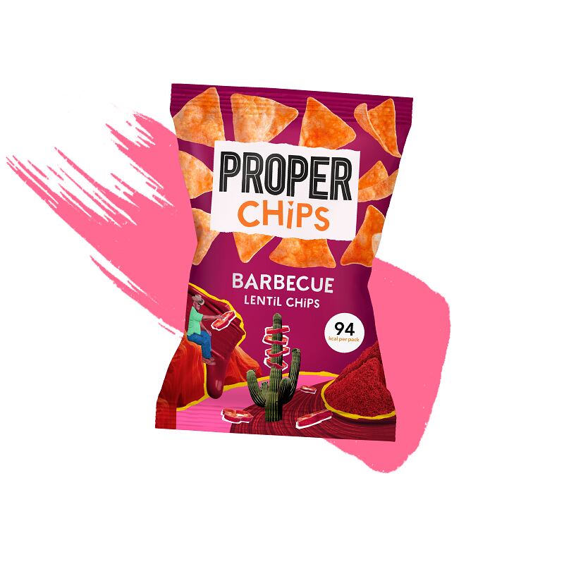 Proper Snacks updates lentil chip range