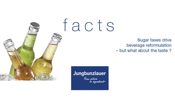 Sugar taxes drive beverage reformulation - but what about taste?