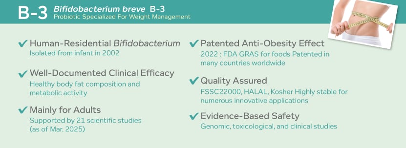 Bifidobacterium breve B-3