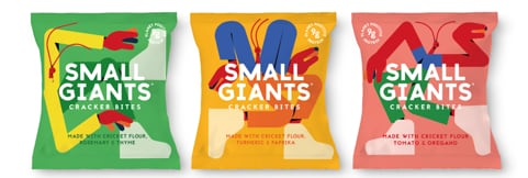 Small Giants unveils savoury crackers made with cricket flour