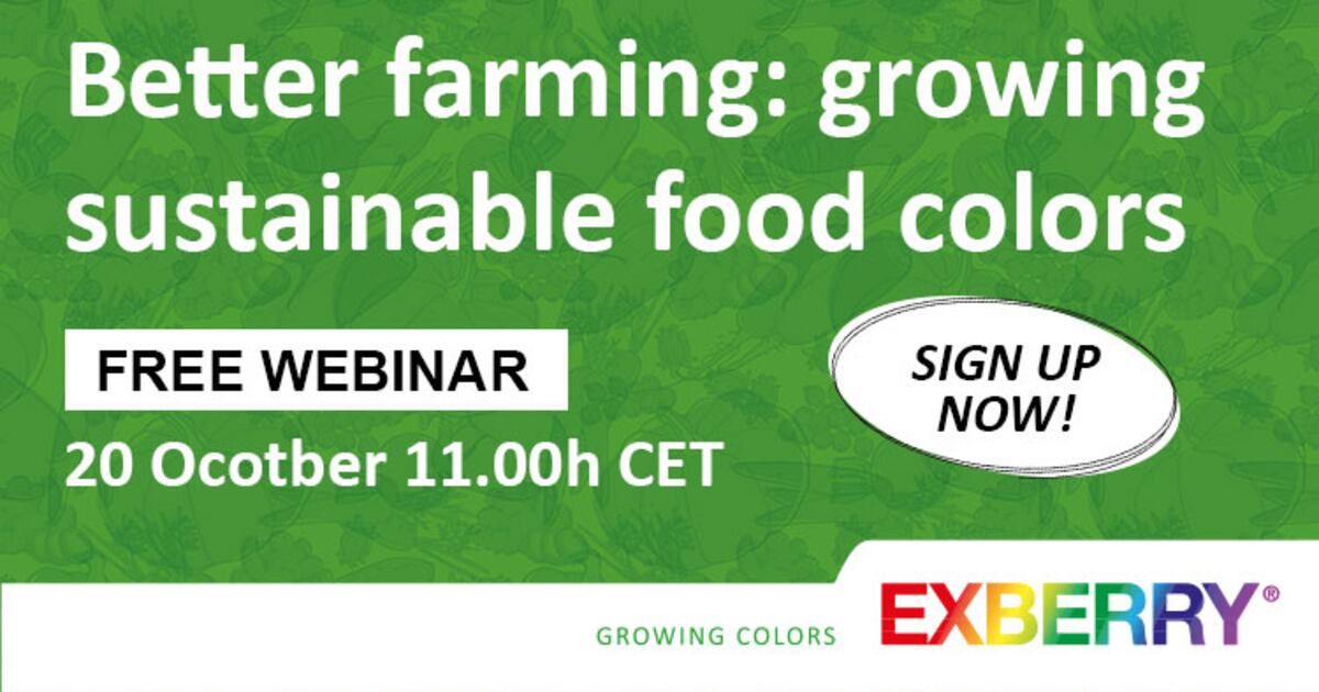 Webinar: Growing sustainable colors with EXBERRY®