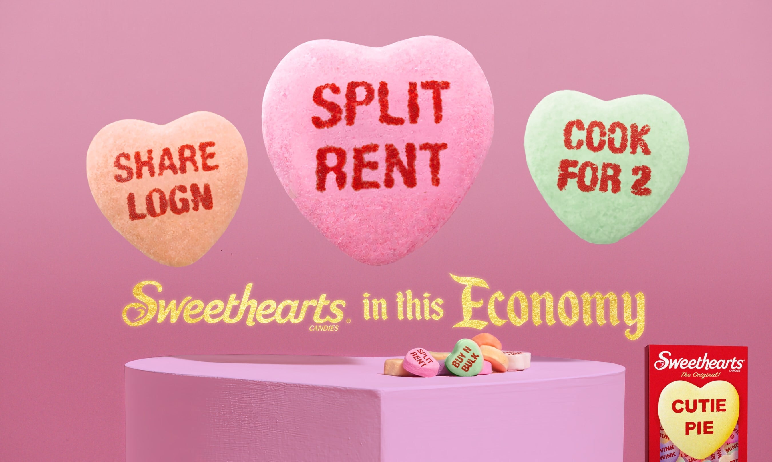 Sweethearts' Valentine's Day campaign tackles “the realities of modern dating.”
