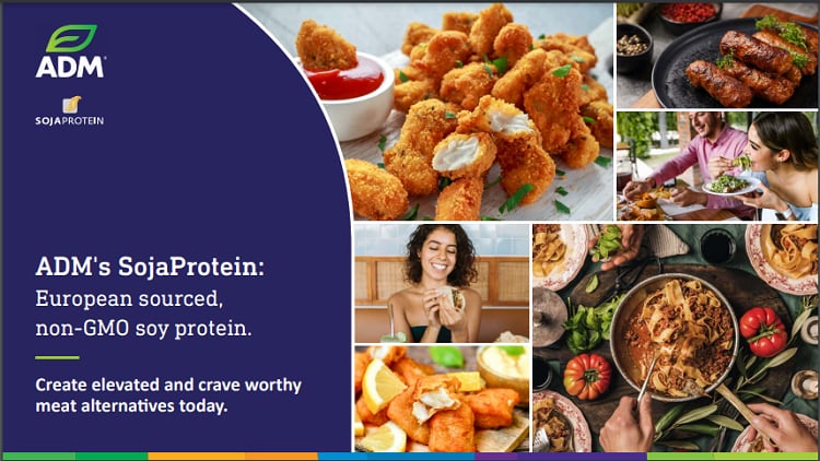 European-sourced, non-GMO, sustainable soy protein.