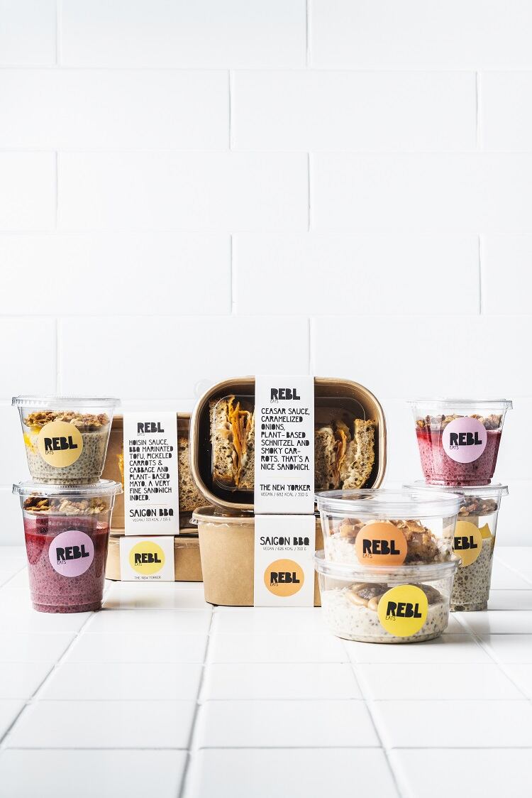 Plant-based on-the-go ready meals