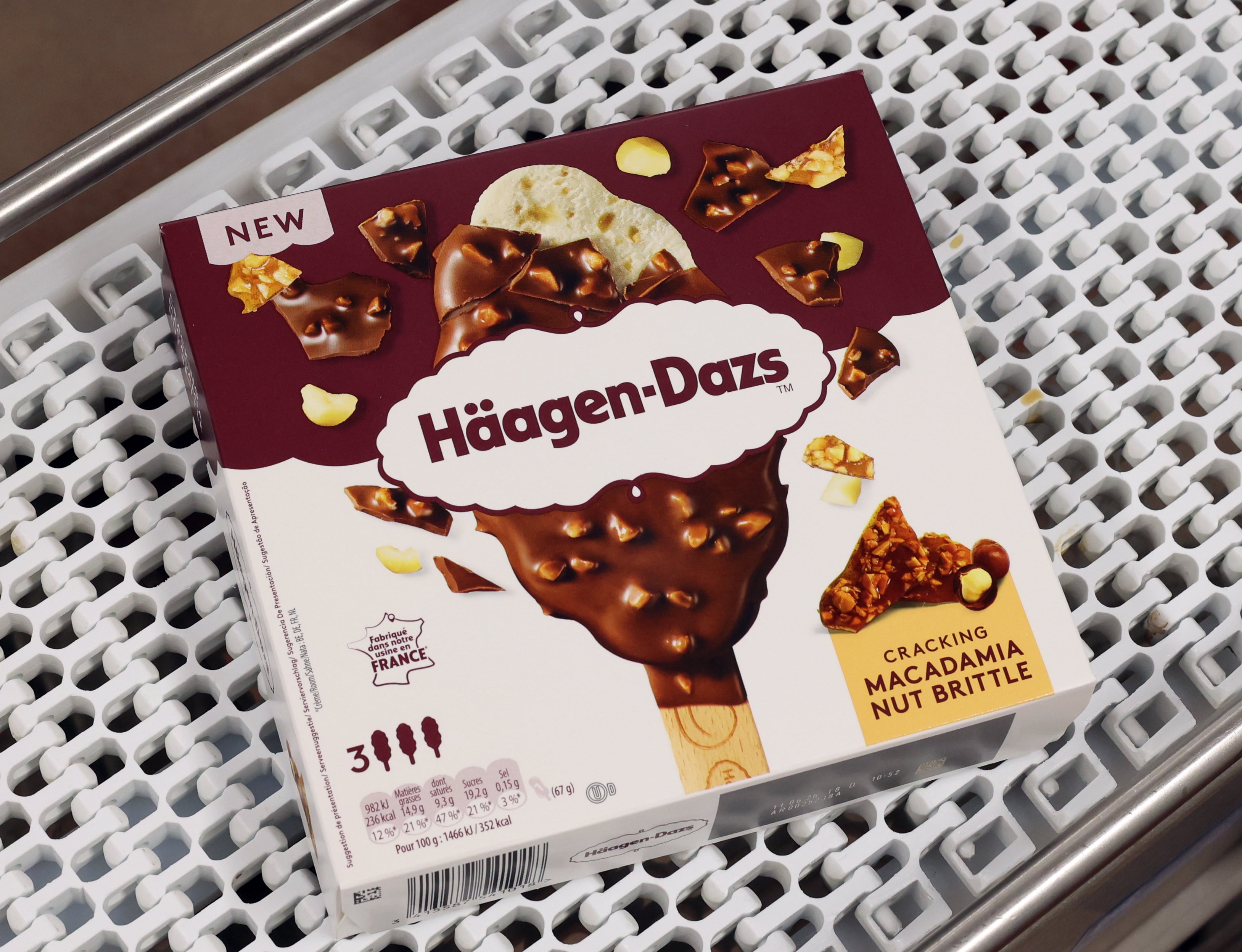 Haagen-Dazs' factory in Arras, France, produces ice cream for more than 90 countries globally.