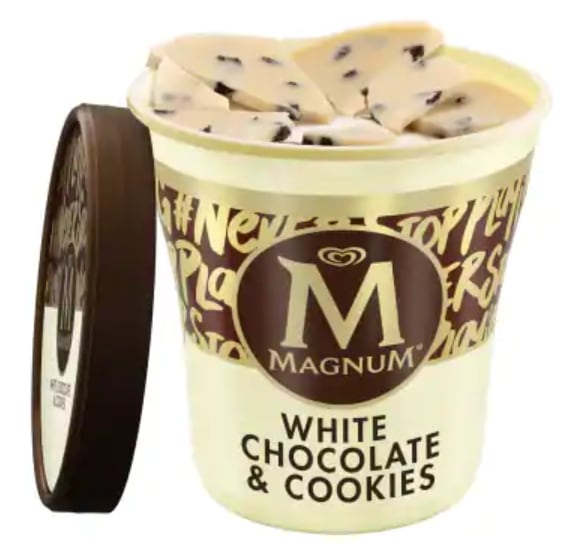 White chocolate & cookies Magnum