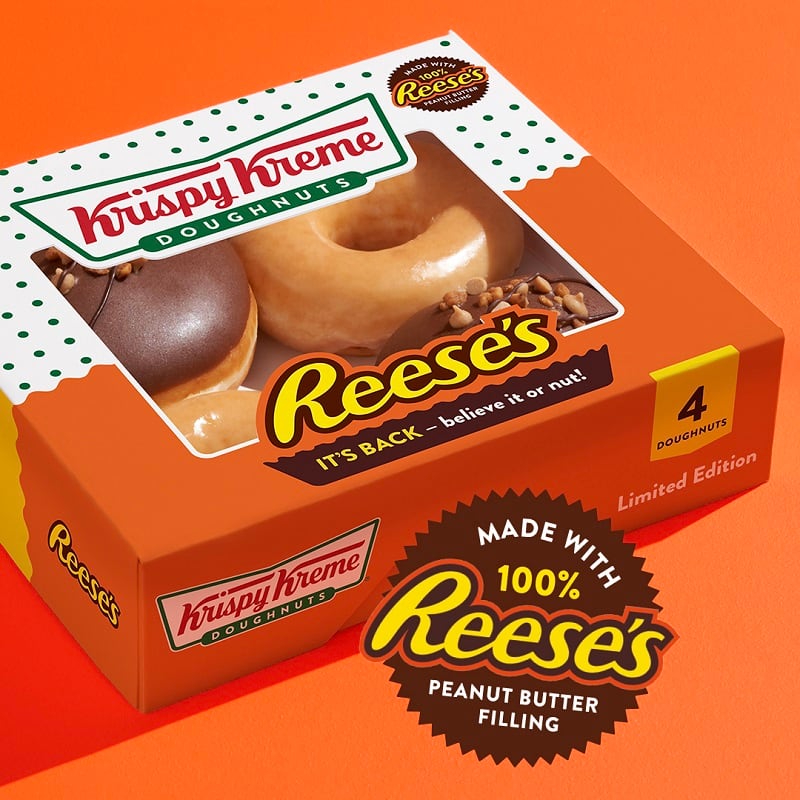 Krispy Kreme brings back Reese's Peanut Butter doughnut