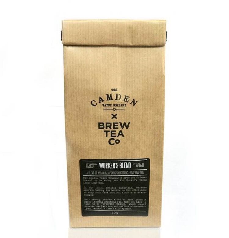 Loose leaf Worker’s Tea from Camden Watch Company and Brew Tea Co.