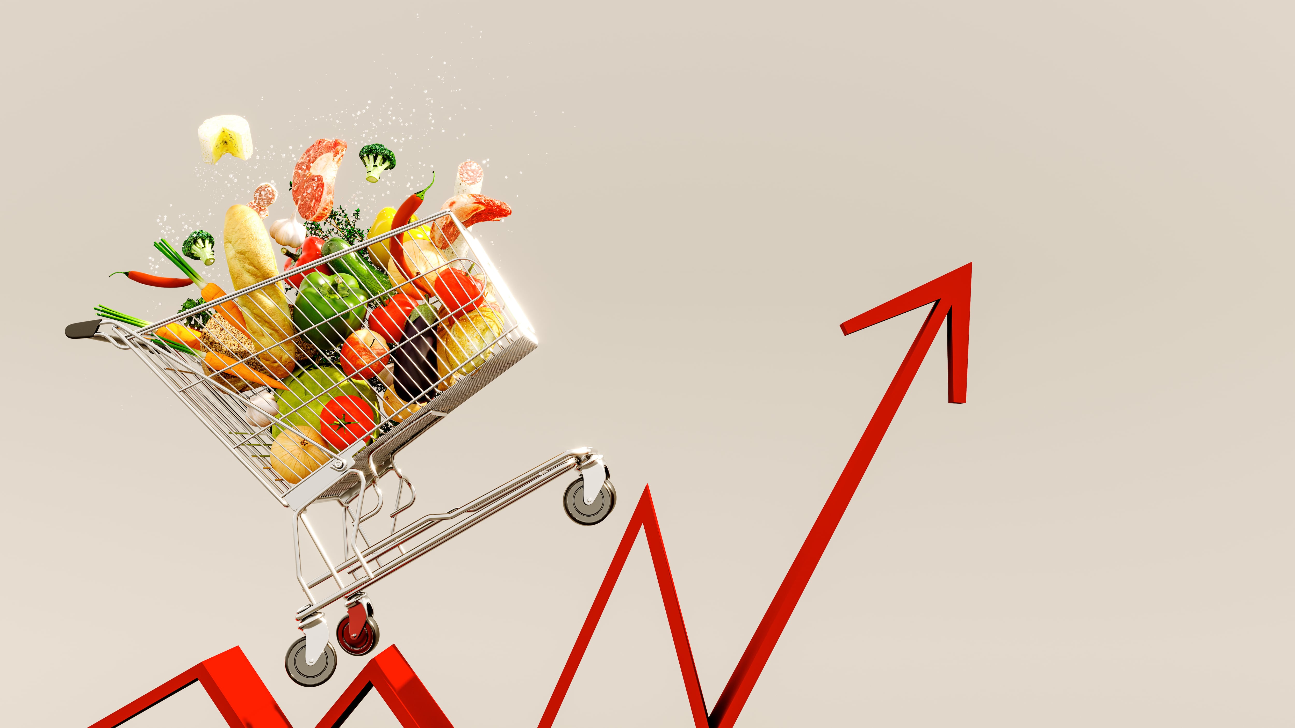 Food prices see biggest surge in three years, doubling pace of broader inflation