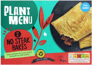Aldi's vegan steak bake