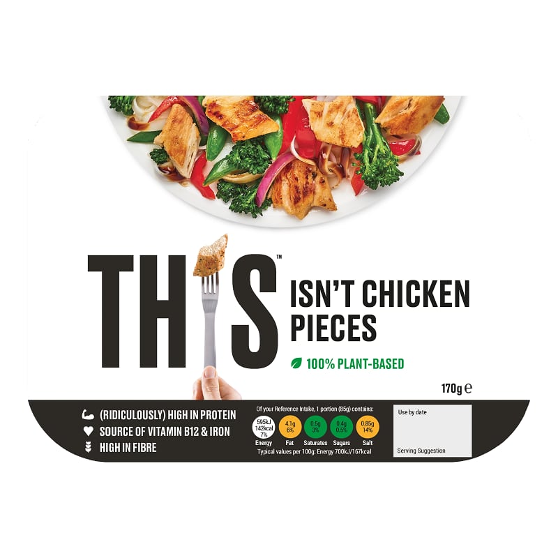 Revamped meat-free chicken range