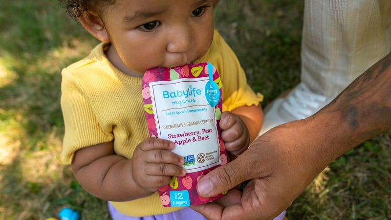 Babylife Organics rebuilds trust in baby food category with transparency, regen ag focus