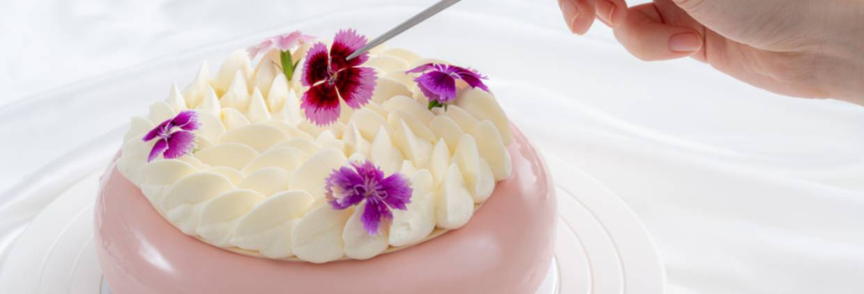 food with cream