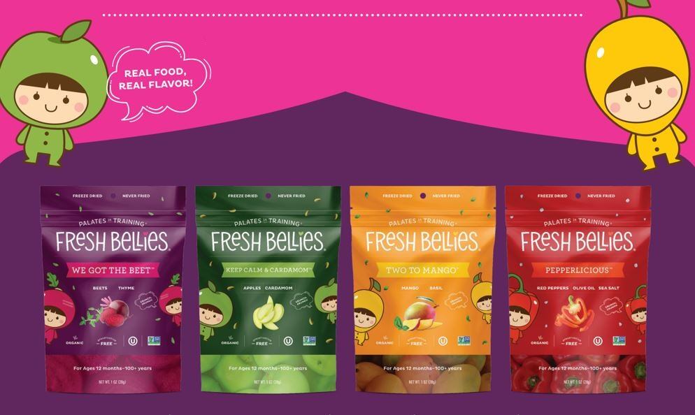 Fresh Bellies takes its 'palates in training' approach into toddler snacks and beyond