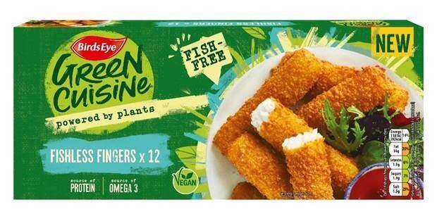 Birds Eye adds Fishless Fingers to Green Cuisine range