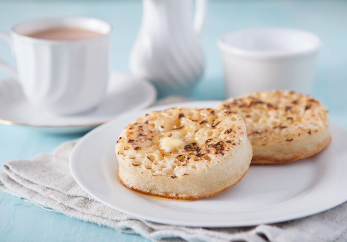 Crumpet makers defend salt levels in UK comfort food favourite