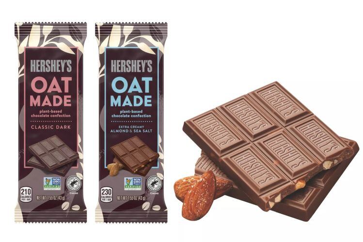 Hershey tests markets oat-fueled vegan chocolate bars: 'Should they make it to market, it may be under a different moniker'