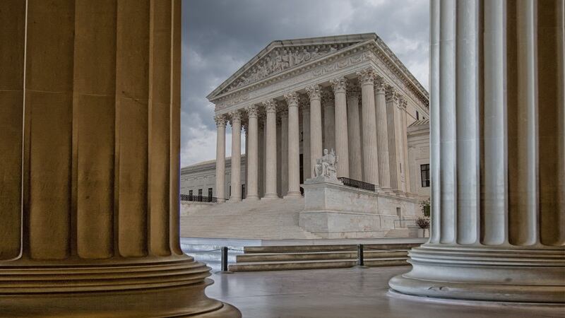 A picture of the Supreme Court in Washington