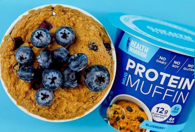 Health Warrior’s Mug Muffin & protein powder help shoppers start the day with healthier options