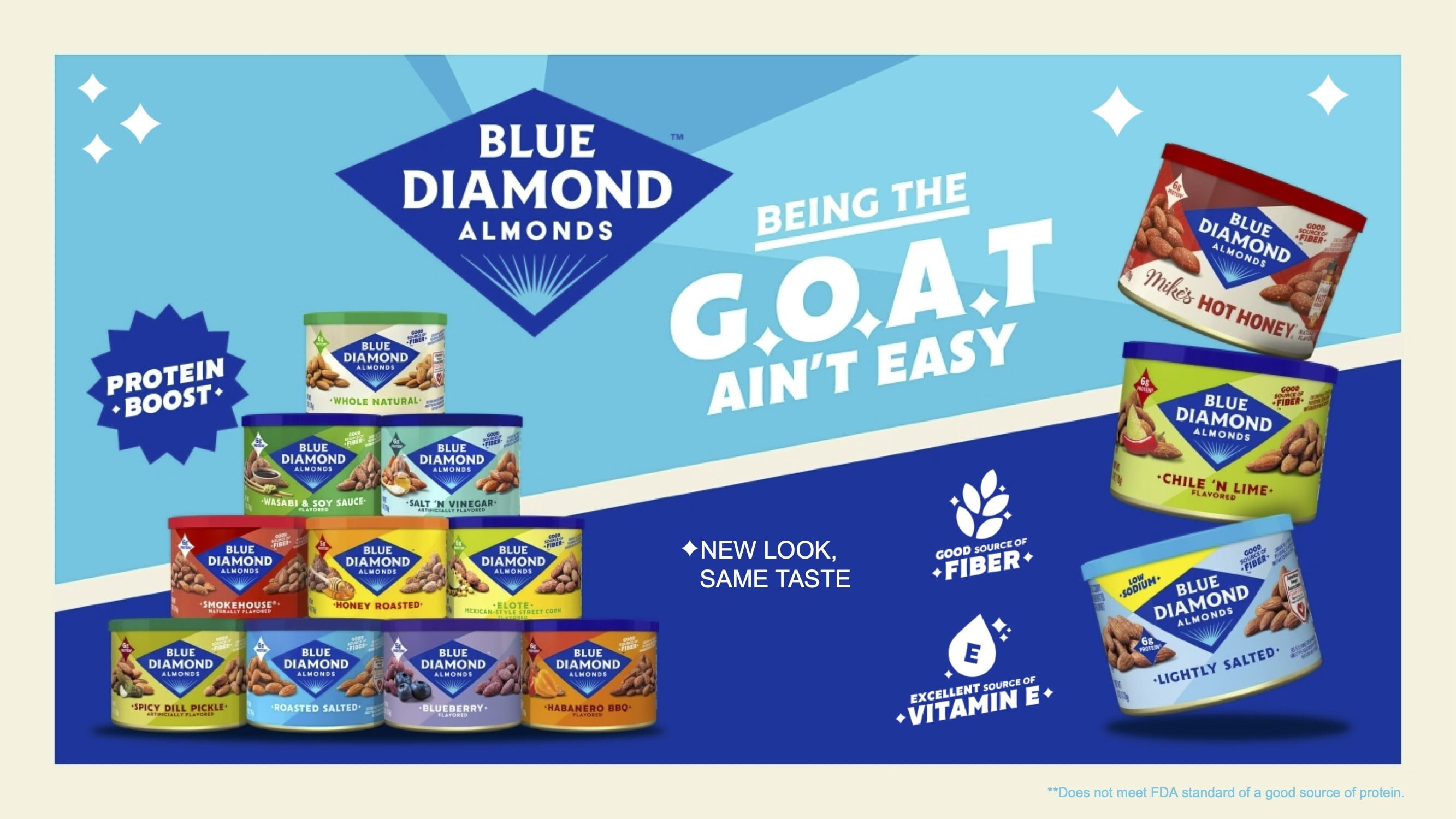 Blue Diamond Almonds leans on heritage and new packaging to boost shelf visibility