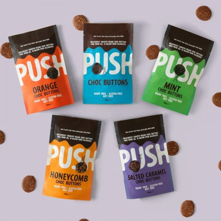 Low sugar chocolate buttons