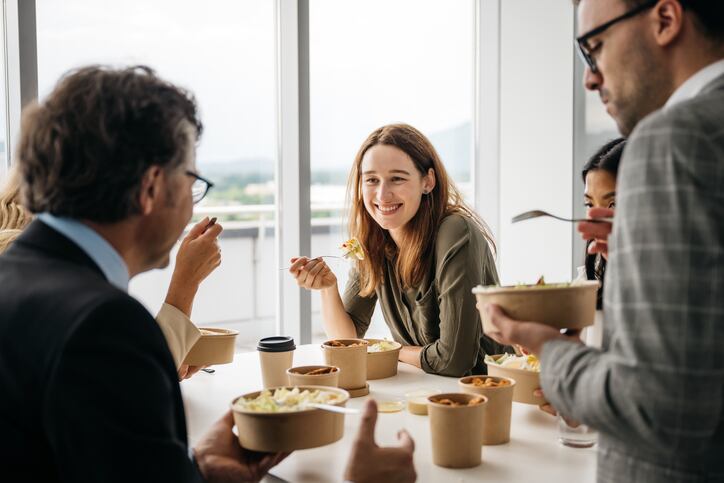 Hybrid workers seek variety and flexibility as lunch break becomes more social event