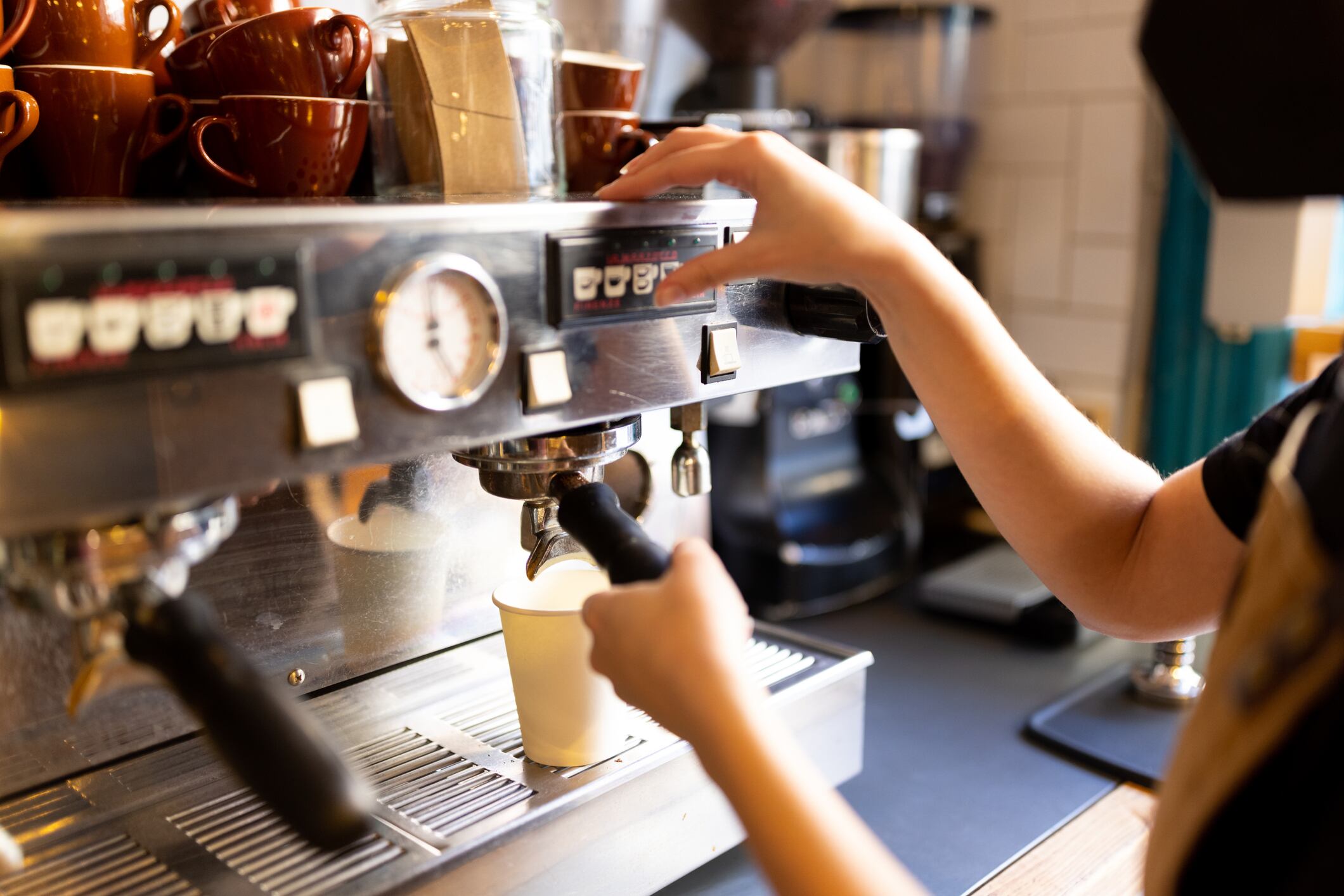Pret A Manger has more than 700 locations around the world the specialise in coffee and ready-to-eat sandwiches.