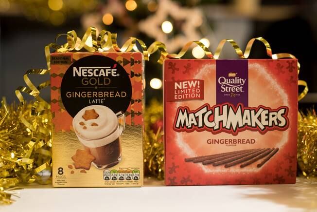 Limited edition gingerbread flavours